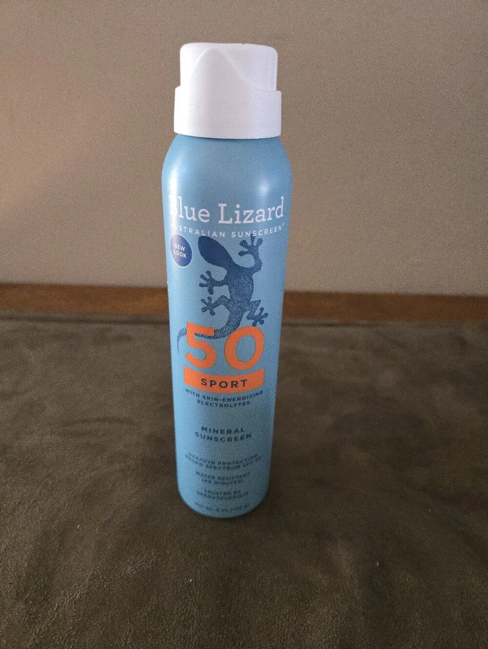 NEW Blue Lizard SPF 50 Sport Mineral Sunscreen - Picture 1 of 2
